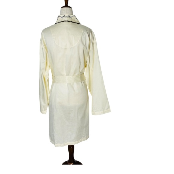 NWT VINTAGE Judith Hart Embroidered Robe - Picture 5 of 7